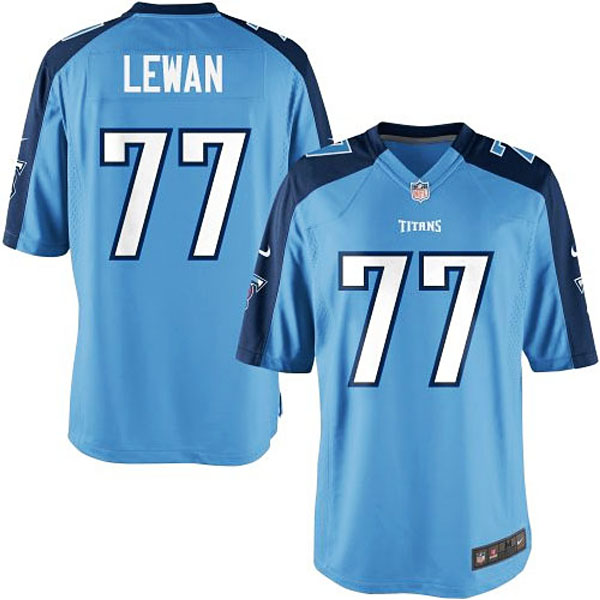 Nike Youth Tennessee Titans #77 Taylor Lewan Team Color Game Jersey