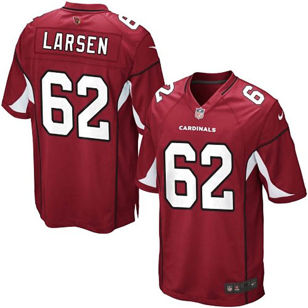 Nike Youth Arizona Cardinals #62 Ted Larsen Team Color Game Jersey