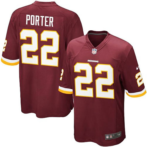 Nike Youth Washington Redskins #22 Tracy Porter Team Color Game Jersey