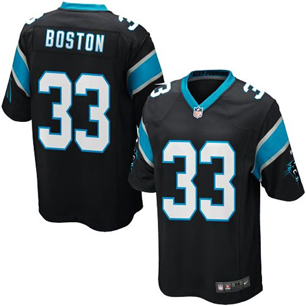 Nike Youth Carolina Panthers #33 Tre Boston Team Color Game Jersey