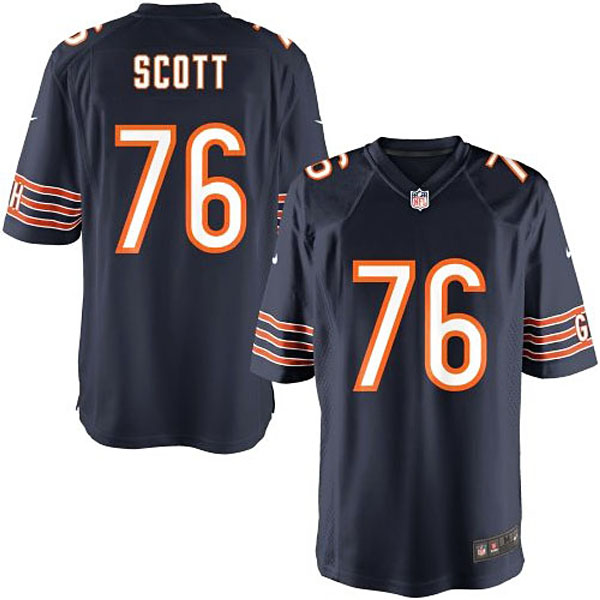 Nike Youth Chicago Bears #76 Trevor Scott Team Color Game Jersey