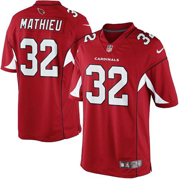 Youth Arizona Cardinals #32 Tyrann Mathieu Nike Cardinal Limited Jersey