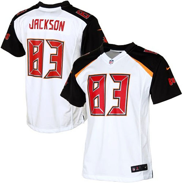 Youth Tampa Bay Buccaneers #83 Vincent Jackson Nike White Game Jersey