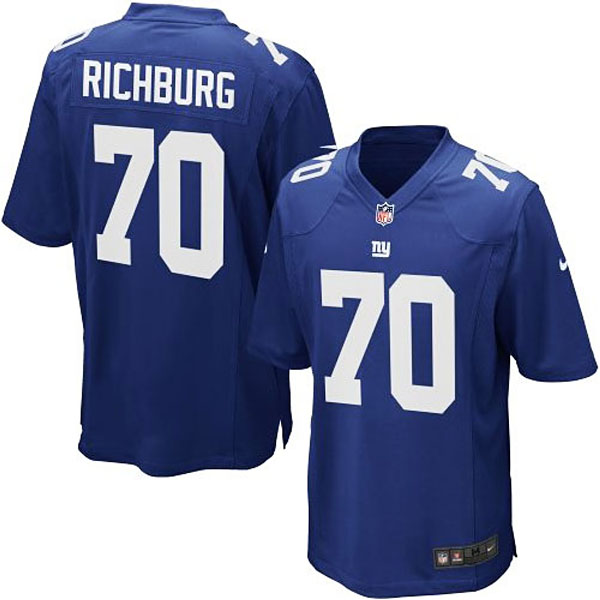 Nike Youth New York Giants #70 Weston Richburg Team Color Game Jersey