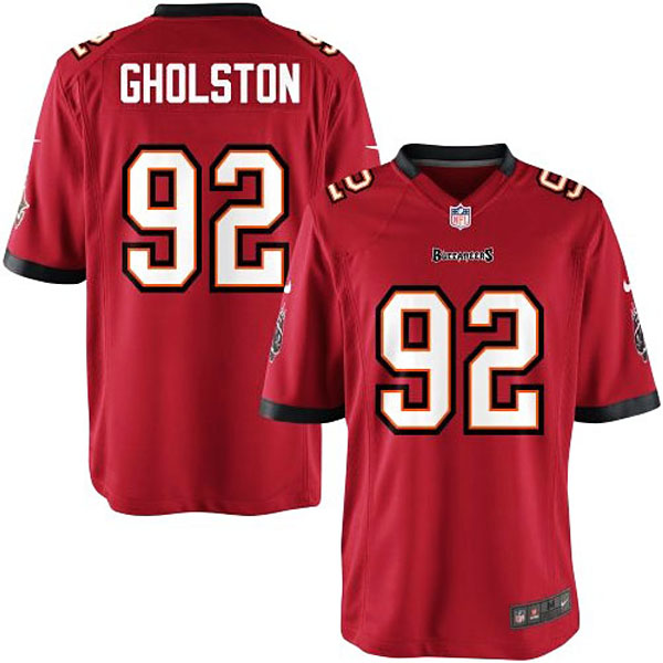 Nike Youth Tampa Bay Buccaneers #92 William Gholston Team Color Game Jersey