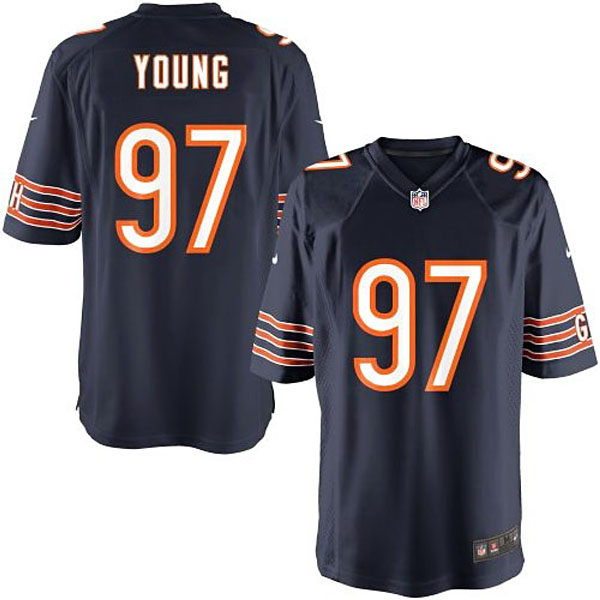 Nike Youth Chicago Bears #97 Willie Young Team Color Game Jersey