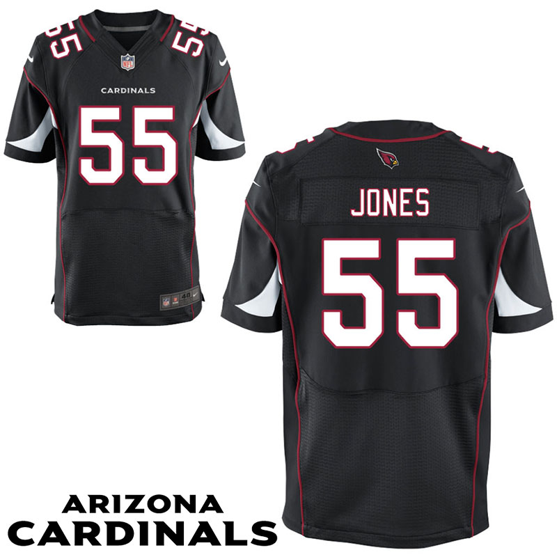 Arizona Cardinals #55 Chandler Jones Black Elite Jersey