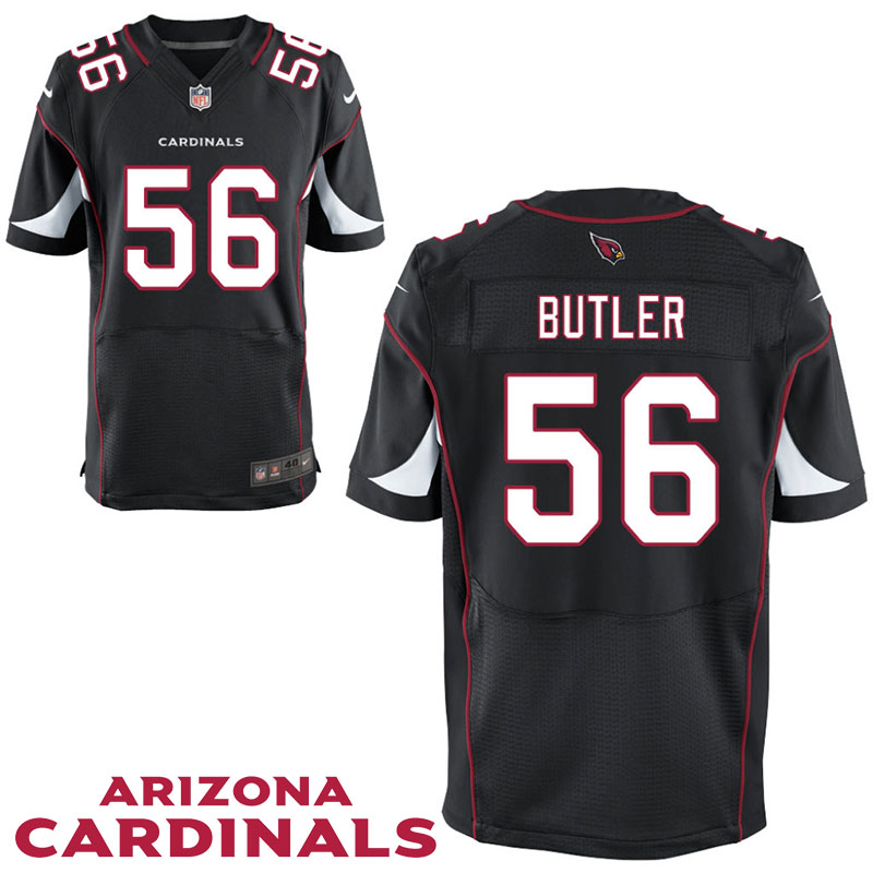 Arizona Cardinals #56 Donald Butler Black Alternate Elite Jersey