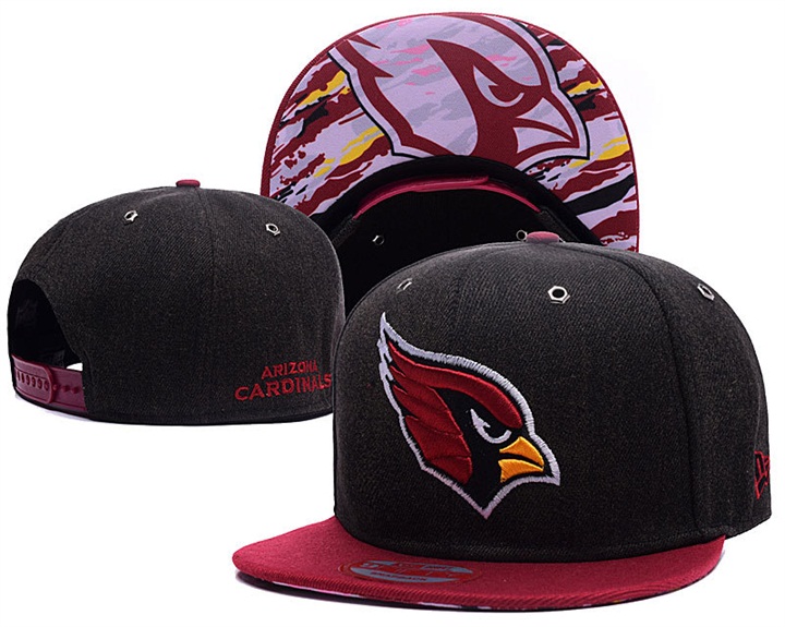 Arizona Cardinals Black/Cardinal New Era Adjustable Hat