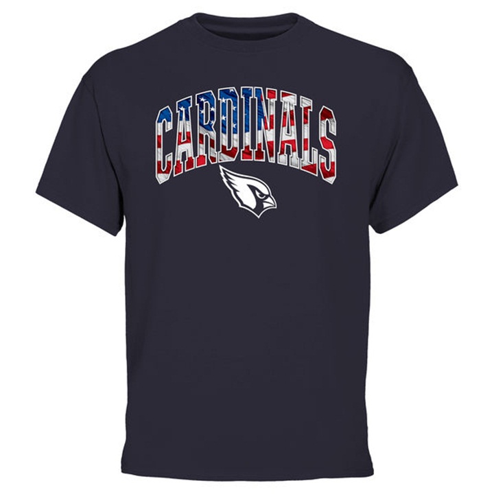 Arizona Cardinals Pro Line Navy Banner Wave T-shirt