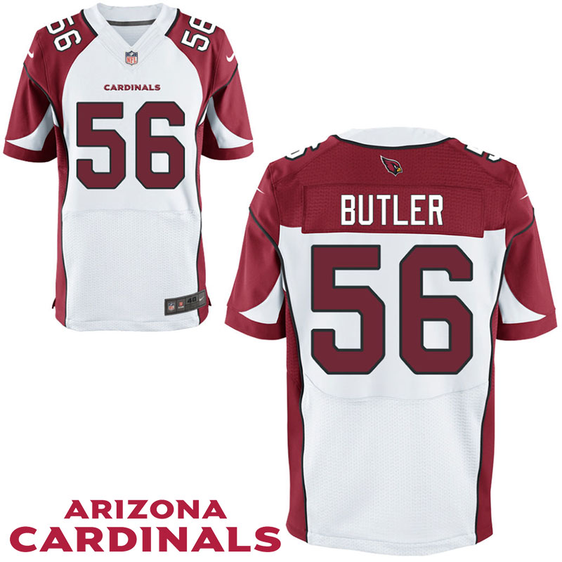 Arizona Cardinals #56 Donald Butler White Elite Jersey