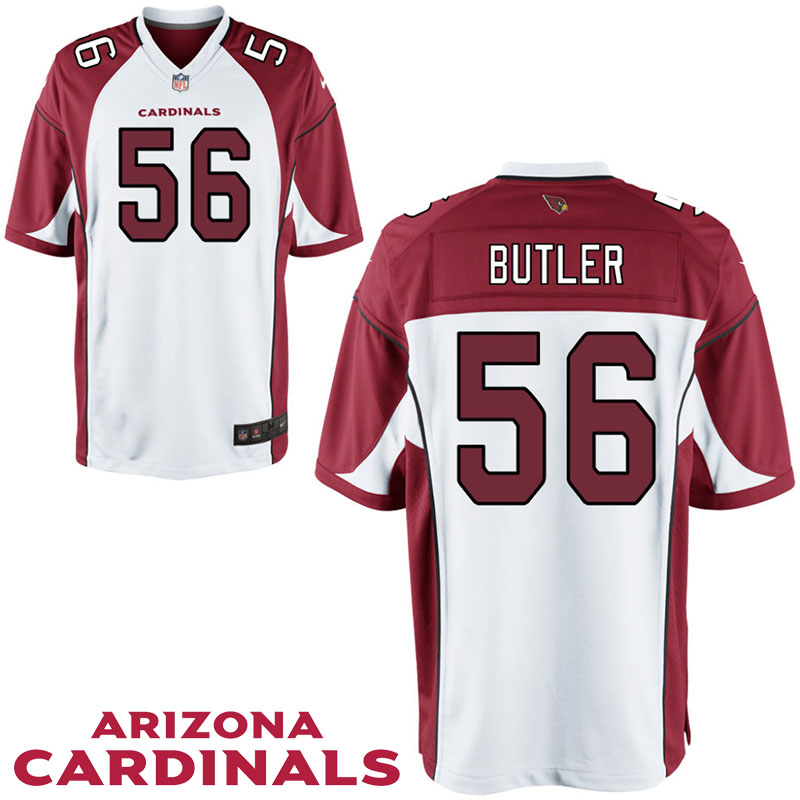 Arizona Cardinals #56 Donald Butler White Game Jersey