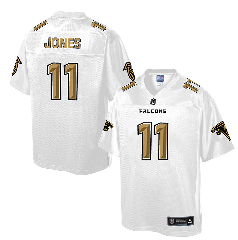 Atlanta Falcons #11 Julio Jones White Pro Line Fashion Jersey