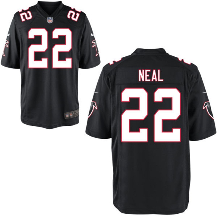 Atlanta Falcons #22 Keanu Neal Black Game Jersey