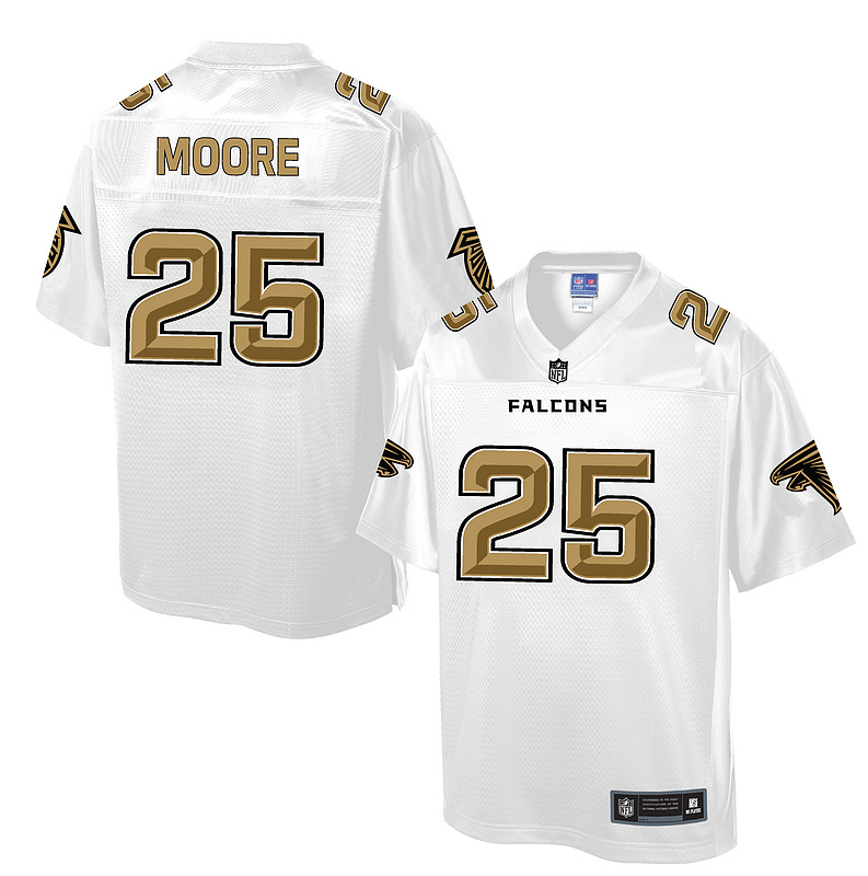 Atlanta Falcons #25 William Moore White Pro Line Fashion Jersey