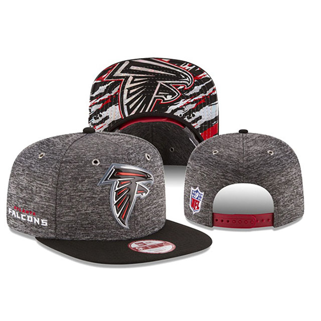 Atlanta Falcons Black Gray New Era Hat