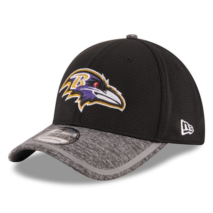 Baltimore Ravens Black New Era 2016 On Field Training Camp Flex Hat