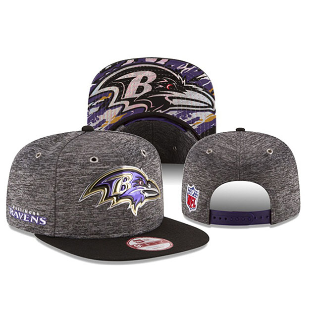 Baltimore Ravens Black Gray New Era Hat