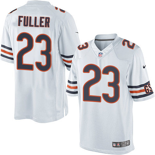 Men's Chicago Bears #23 Kyle Fuller White Game Jersey