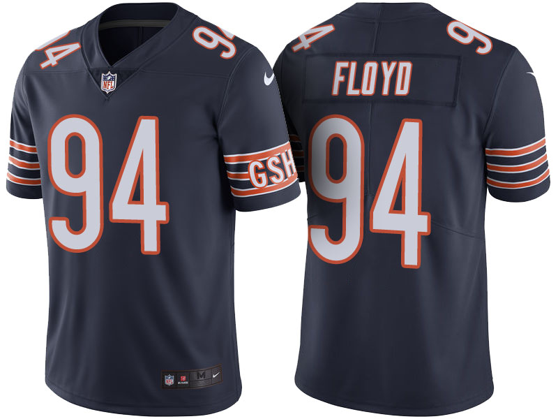 Chicago Bears #94 Leonard Floyd Navy Color Rush Limited Jersey