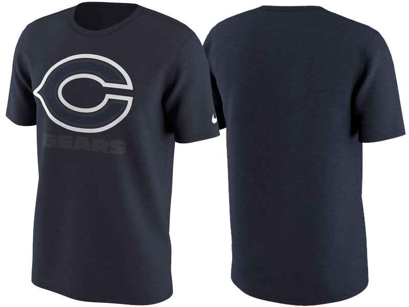 Chicago Bears Navy Color Rush Travel T-Shirt