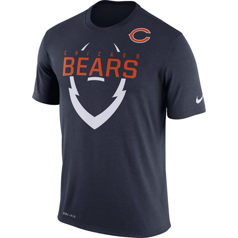 Chicago Bears Navy Legend Icon Dri-FIT T-Shirt