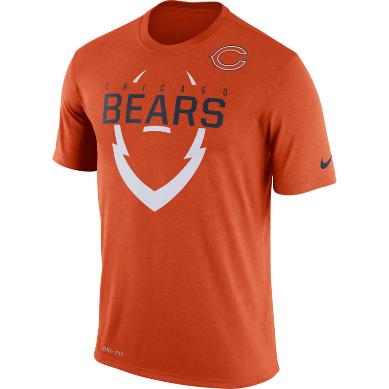 Chicago Bears Orange Legend Icon Dri-FIT T-Shirt