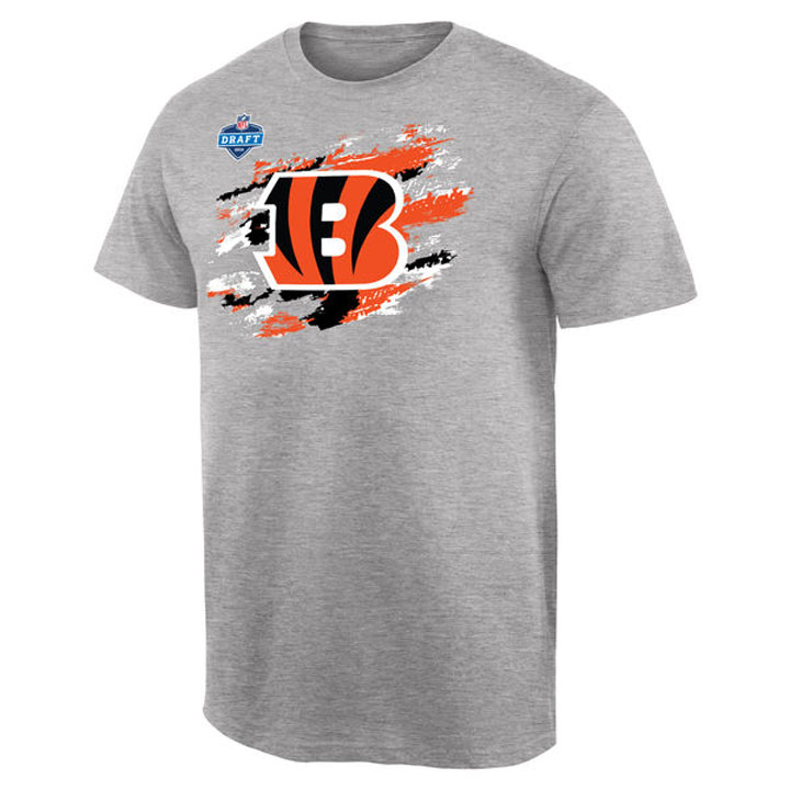 Bengals Pro Line Heather Gray 2016 Draft Special T-Shirt