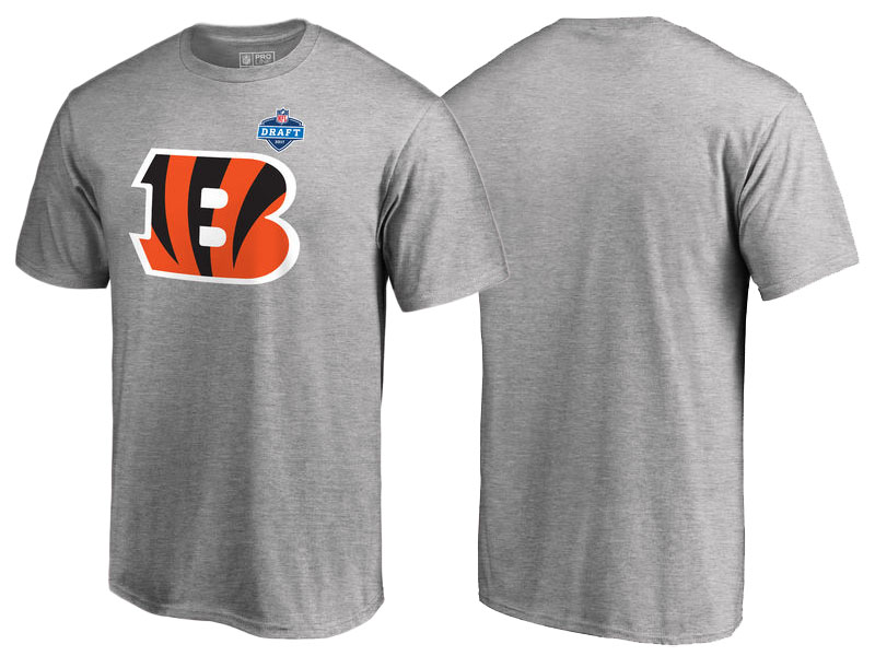 Cincinnati Bengals Heather Gray 2017 NFL Draft Athletic Heather T-Shirt