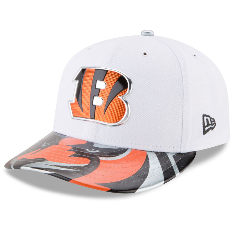 Cincinnati Bengals White 2017 NFL Draft Official On Stage Low Profile 59FIFTY Fitted Hat