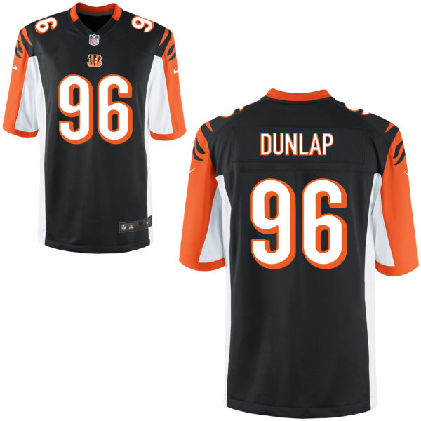 Cincinnati Bengals #96 Carlos Dunlap Black Game Jersey