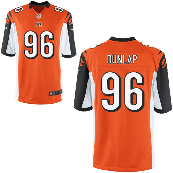 Cincinnati Bengals #96 Carlos Dunlap Orange Alternate Game Jersey