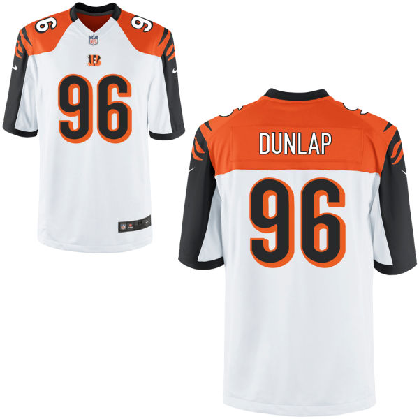 Cincinnati Bengals #96 Carlos Dunlap White Game Jersey