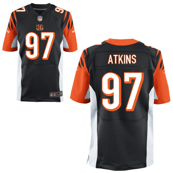 Cincinnati Bengals #97 Geno Atkins Black Alternate Elite Jersey