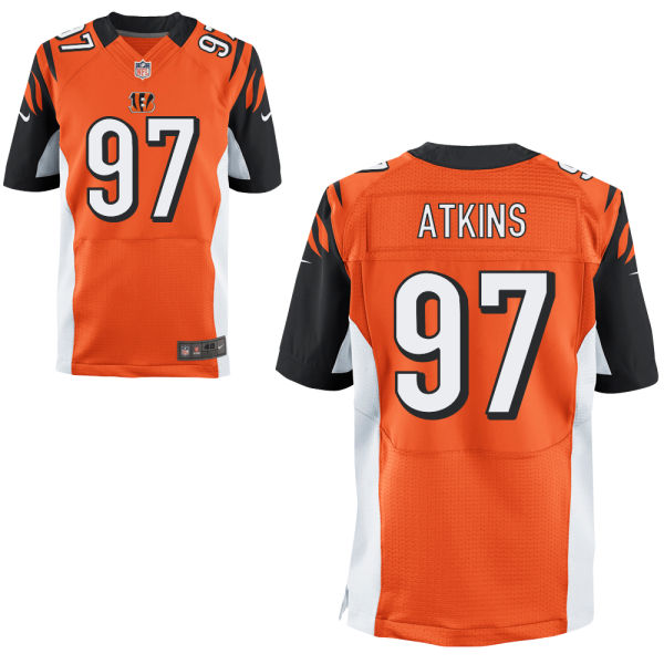 Cincinnati Bengals #97 Geno Atkins Orange Alternate Elite Jersey