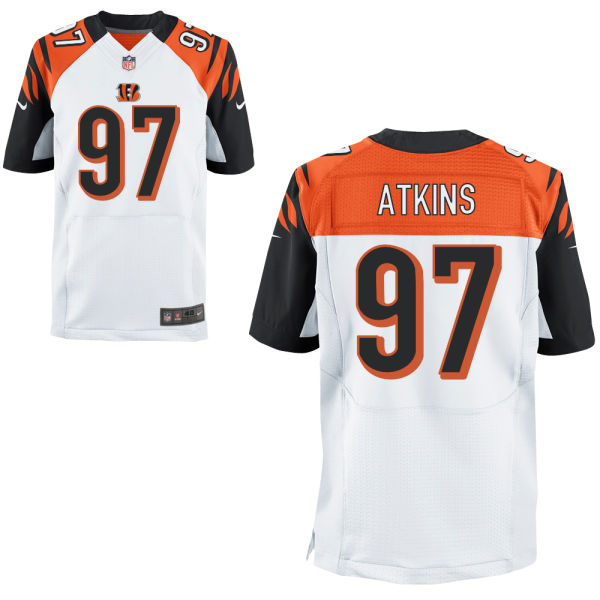 Cincinnati Bengals #97 Geno Atkins White Elite Jersey