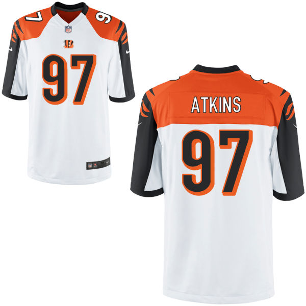 Cincinnati Bengals #97 Geno Atkins White Game Jersey