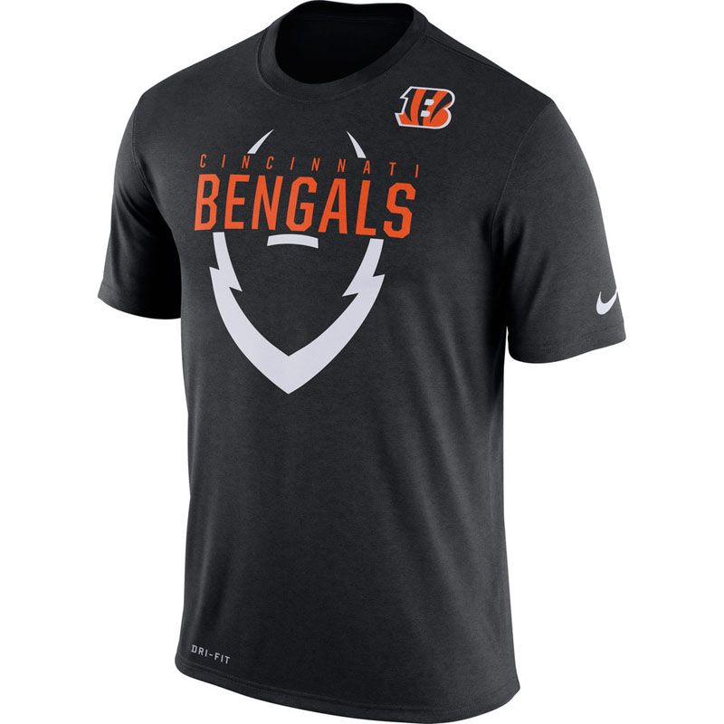 Cincinnati Bengals Black Legend Icon Dri-FIT T-Shirt