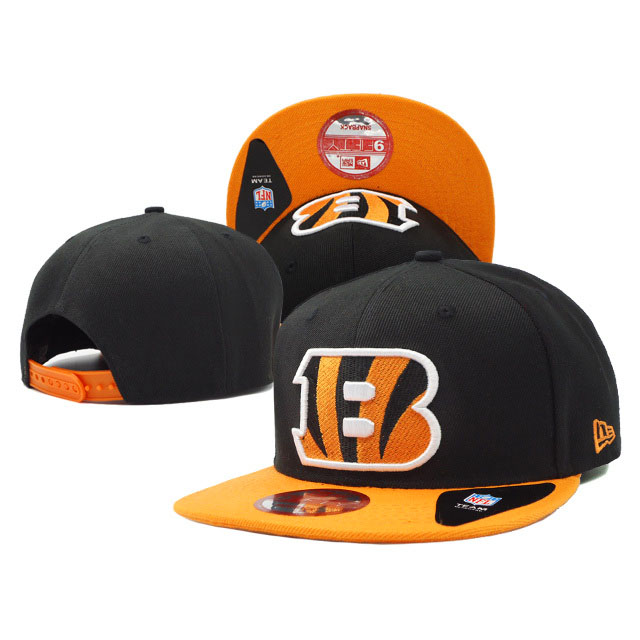 Cincinnati Bengals New Era Black On Field Fitted Snapback Hat