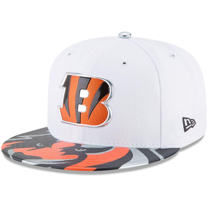 Cincinnati Bengals White 2017 NFL Draft Official On Stage 59FIFTY Fitted Hat