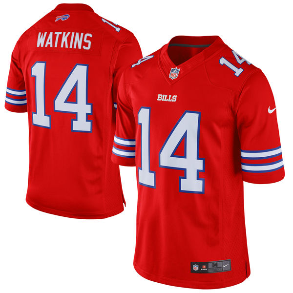 Buffalo Bills #14 Sammy Watkins Red Color Rush Limited Jersey