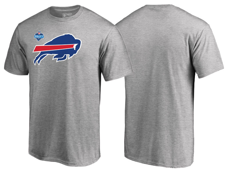 Buffalo Bills Heather Gray 2017 NFL Draft Athletic Heather T-Shirt