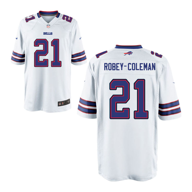 Buffalo Bills #21 Nickell Robey-Coleman White Game Jersey