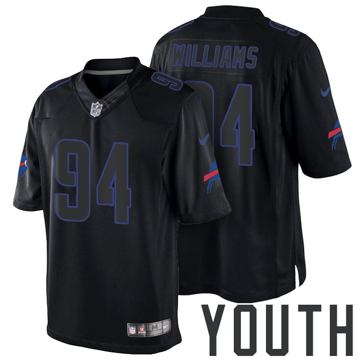 Youth Buffalo Bills #94 Mario Williams Black Impact Limited Jersey