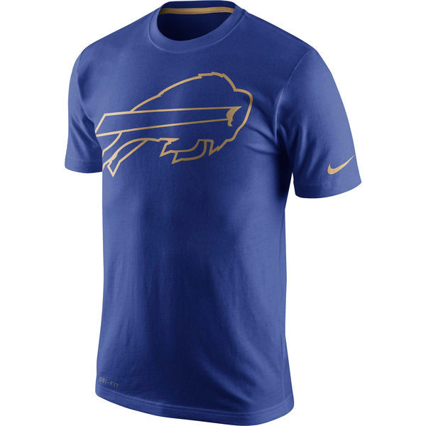 Buffalo Bills Blue Championship Drive Gold Collection Performance T-Shirt