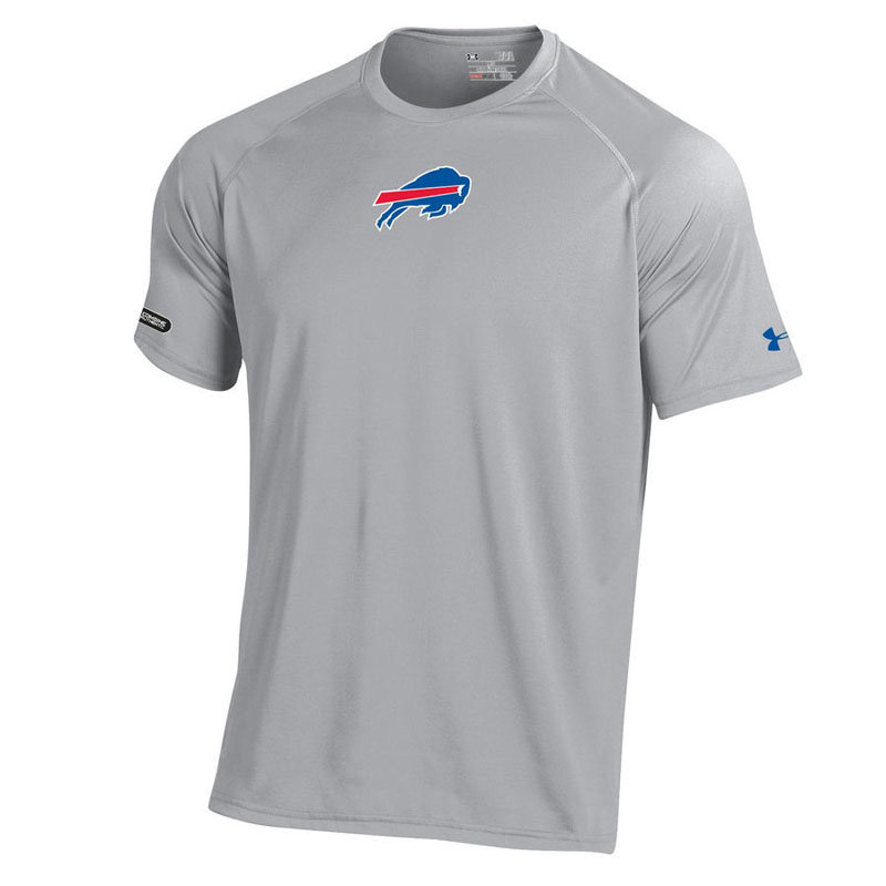 Buffalo Bills Gray Under Armour NFL Combine Authentic Core Tech T-Shirt