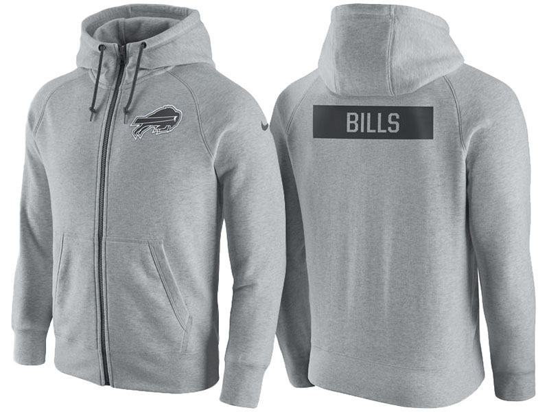 Buffalo Bills 2016 Gridiron Gray 2.0 Full-Zip Hoodie