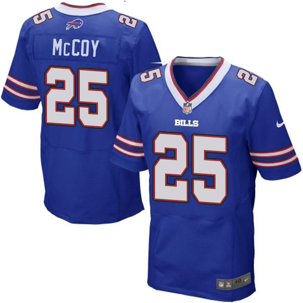 Buffalo Bills #25 LeSean McCoy Nike Blue Elite Jersey