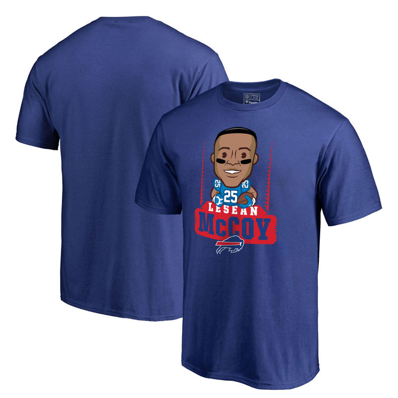 Buffalo Bills LeSean McCoy Royal Pro Line Emoji Player T-Shirt