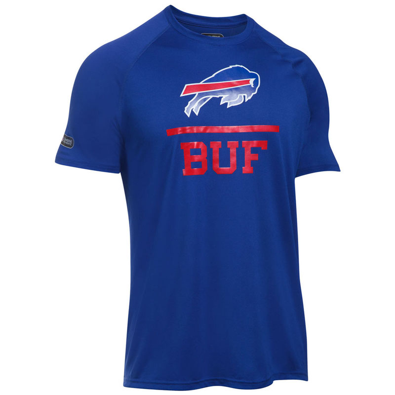 Buffalo Bills Royal Under Armour Combine Authentic Lockup Tech T-Shirt